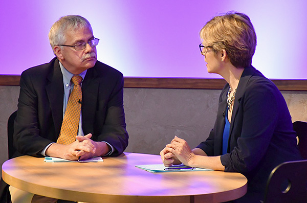 Eric Eskola and Cathy Wurzer