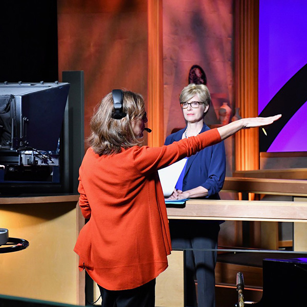 Cathy Wurzer in the TPT studio